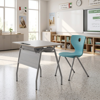 Meubles scolaires des Émirats arabes unis, ensemble bureau et chaise pour étudiants, table et chaise de classe