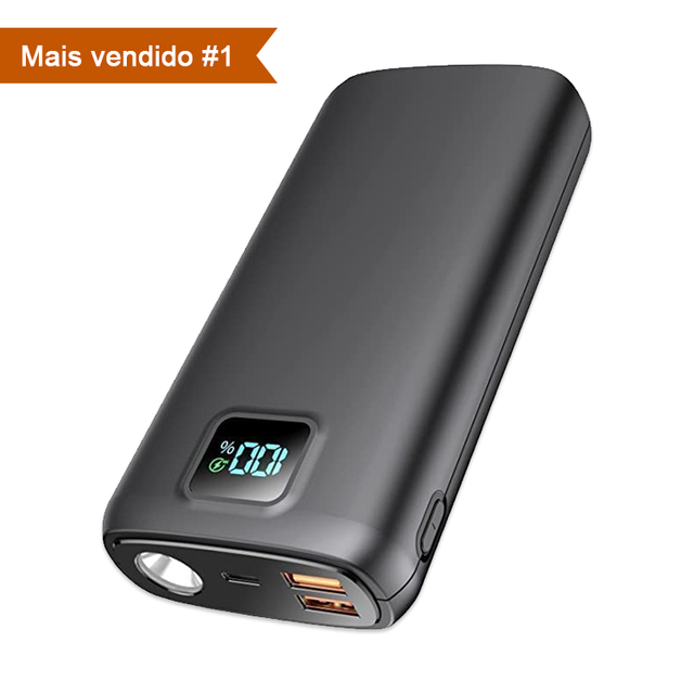 PD 30W Power Bank 40000mAh Flashlight LED Display for Portable Charger iphone 15 Pro Outdoor Camping Cargador De apple PowerBank