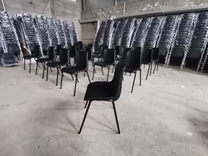 <span class=keywords><strong>Silla</strong></span> Escolar Apilable de Alta Calidad con Marco Metálico y Asiento de Plástico PP, en Varios Colores, Estilo Inglés, con Descuento - Product Image 3