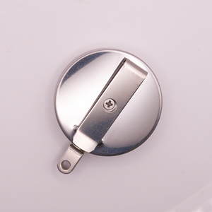 Porte-bobine d'insigne d'identification rétractable tout en métal robuste porte-clés mousqueton moulinet avec cordon en acier de 53 pouces pour la vente à l'exportation - Product Image 3