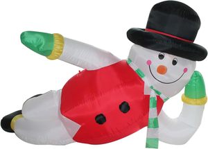 Muñeco de nieve inflable de Navidad para exteriores de diseño personalizado para publicidad, gran expansión con soplador de aire para decoraciones - Product Image 5