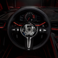 Volant style M Performance pour BMW M3 M4 F80 F82, cuir, fond plat, volant sport, amélioration de l'intérieur automobile