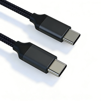 Câble USB Type-C tressé pas cher en gros, charge rapide 3A/5A, 60W/100W, câble de données pour téléphone portable