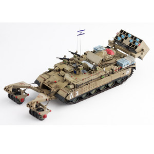 Modèle personnalisé 1/72 de véhicule d'ingénierie blindé israélien avec lance-roquettes <span class=keywords><strong>démineur</strong></span> - Product Image 1