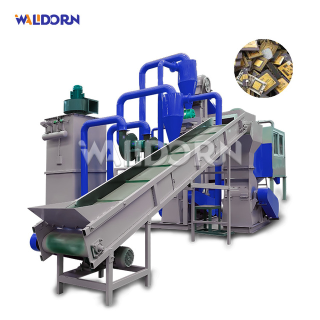 PCB Recycling Gold Recovery Machine Precious Metal Recycle Scrap Metal E Waste PCB Motherboard Plant