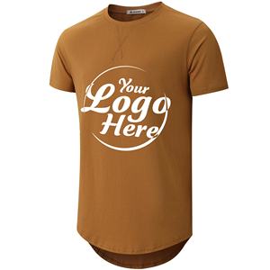 T-shirts unis surdimensionnés pour hommes 100% coton Streetwear Fashion commande en gros - Product Image 3