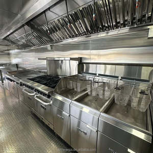 Grande remorque alimentaire mobile à trois essieux, entièrement équipée, pour la restauration de rue - Product Image 6