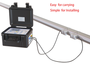 高精度 PUTF205 ポータブル超音波流量計 RS485 4-20mA OCT データロガー DN20-DN6000 - Product Image 5