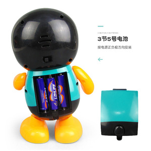 New Item Unisex Giáo Dục Điện Đu Nhảy Chim Cánh Cụt Nhảy Múa Đi Bộ Âm Nhạc Nhỏ Nhựa Đồ Chơi - Product Image 3