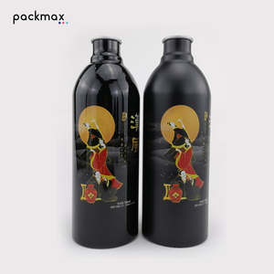 Botellas de aluminio de 1 litro para cerveza, botellas de aluminio personalizadas para cerveza artesanal, latas de aluminio de 1000 ml sin tapas para rellenar. - Product Image 3