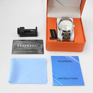 Reloj de Cuarzo de Lujo de Alta Calidad, <span class=keywords><strong>Nuevo</strong></span> Diseño, Superventas, <span class=keywords><strong>Precio</strong></span> al por Mayor, Relojes para Hombre y Mujer, Esferas Azules, Negras y Plateadas - Product Image 5