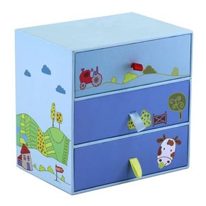 Cartoon Cute Design Cardboard 3 Layer Drawer <b>Storage</b> <b>Box</b> Multi-Layer Gift Packaging <b>Box</b> - Product Image 4