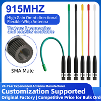 Antenne souple à longue portée verticale 915 MHz 10dBi avec connecteur S-MA mâle, entièrement flexible, pour modules sans fil IoT LoRa GT-800