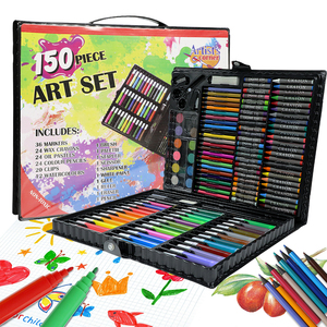Forniture d'arte 150 pz pittura penna per acquerello Set <span class=keywords><strong>di</strong></span> schizzi da colorare pennarelli permanenti pennarelli per bambini <span class=keywords><strong>disegno</strong></span> Graffiti - Product Image 6