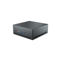 Nuevo Procesador AMD Ryzen Embedded R2544, 2x DDR4 RAM, RJ45 LAN, M.2 NVMe PCIE4.0 SSD, Computadora con Enchufes US/EU/UK, Ubuntu X86 NUC Mini PC