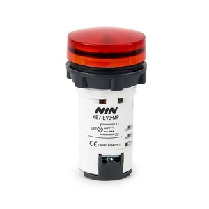 Lampada di Segnalazione LED NIN XB7, 22mm, IP65, 6-380V, Luce di Avvertimento e Indicatore di Funzionamento, Montaggio a Pannello - Product Image 3