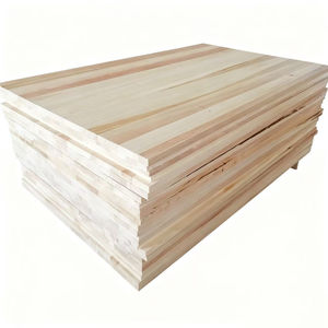 공장 공급 저렴한 가격 포플러 원목 판재 접착 패널 목재 1220x2440mm 가구 건축용 - Product Image 3