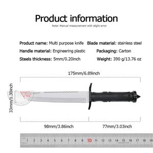 Cuchillo Táctico de Supervivencia M48 Saber de Acero Inoxidable de la Mejor Calidad, para Campismo, Caza y Actividades al Aire Libre, con Mango de Goma Personalizable, OEM - Product Image 4