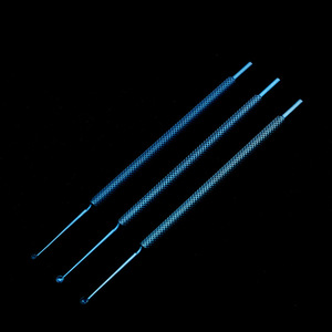 Meidisikang <b>Microscopic</b> Ophthalmic Instruments Double Headed Meibomian Gland Curette Dermatological Wart Scraping Tool - Product Image 4