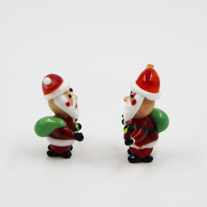 Figura de Papá Noel de Cristal para Navidad, Estatua con Bolsa de Regalo, Adorno Decorativo para el Hogar - Product Image 5