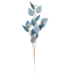 Artificial Eucalyptus Leaves Single Stem Plastic Decorative Flower Indoor <b>Wedding</b> Home Decoration Eco Friendly - Product Image 5