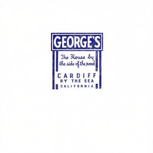 Camiseta de manga larga de George's Cardiff By The Sea California con publicidad vintage del restaurante - Product Image 2