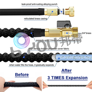 Customized Flexible 3 Times Expansion Metal Quick Connectors with 8-Spray Nozzles 25FT-250FT - Product Image 3