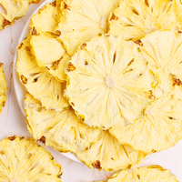 Tranches d'ananas séchées Bo Luo Pian, fruits déshydratés naturels pour mélanges de thés aux fruits, collations, vente en gros, OEM, directement de l'usine