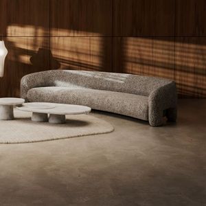 Sofá para el hogar con formas sensuales, suave, elegante, acogedor, Boucle, sofá curvo, esquina, diseñador, minimalista, modular, sofá Seccional de lujo - Product Image 2
