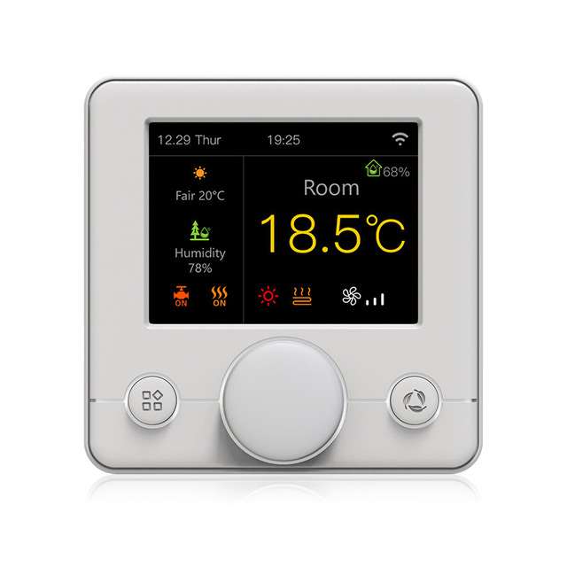 Color Screen Floor Heating WIFI Intelligent Heating Thermostat Mobile Remote Control