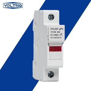 Fusible solaire VOLTRIQ 32A 1p 2p PV 1000V DC Fusible LED Porte-fusible pour la protection du système solaire 8A 30A 10A 20A CE - Product Image 1