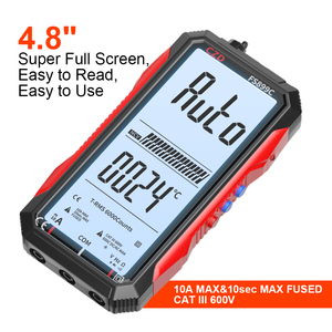 Testeur intelligent portable FS899C à écran complet, rechargeable, haute précision, avec détection automatique de portée et protection anti-brûlure pour l'entretien électrique (Marche/Arrêt) - Product Image 2