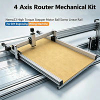 Kit mécanique CNC Lead 1000x1500mm avec 4 moteurs NEMA23 pour routeur à bois