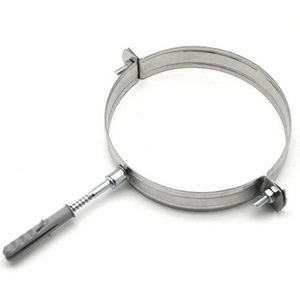 Collare di Fissaggio in Acciaio Inox per Tubi da 130mm, Raccordi per Tubi di Alta Qualità - Product Image 1