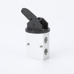 Vanne de commande directionnelle manuelle de type Airtac S3HL-06, poignée, vanne mécanique à deux positions et trois voies - Product Image 3