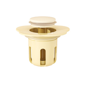 Ceramic Sink Drain Stopper Push Down Pop Up With Filter Easy Clean Universal Fit - Product Image 2