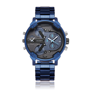 CAGARNY 6830 Người Đàn Ông Của Thạch Anh Đồng Hồ DZ Lớn Màu Đỏ Quay Số Thép Ban Nhạc Đồng Hồ Nam Hot Thời Trang Phong Cách Người Đàn Ông Kinh Doanh Của Đồng Hồ Trong Đồng Hồ Đeo Tay - Product Image 2