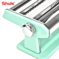 Machine à pâtes manuelle en acier inoxydable Shule-Machine à nouilles élégante et créative pour la maison | Vente en gros et à prix abordable