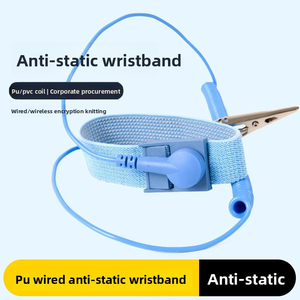 Pulseiras Antiestáticas de PU: Acessórios de Segurança ESD com Design Sem Fio e Com Fio - Product Image 2