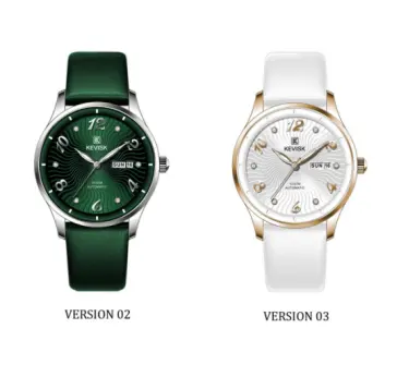 2022 New Fashion Stainless Steel Wristwatch Leather Strap Quartz Colorful Watch Different Dyed Color Watch