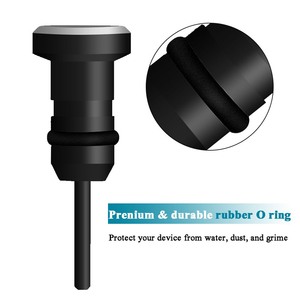 Jeu de prises anti-poussière téléphone portable, Port USB type-c et prise Jack 3.5mm, pour Samsung Galaxy S8 S9 Plus, <span class=keywords><strong>Huawei</strong></span> P10 <span class=keywords><strong>P20</strong></span> lite - Product Image 3