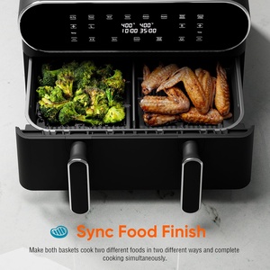 Household Double <b>Airfryers</b> Multi Function Electric Smart Dual Basket 9L Freidora De Aire Digital Oven Air Fryer - Product Image 3