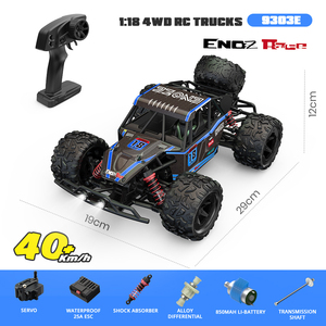 Coche RC 4x4 a escala 1/18 en carretera, vehículo de escalada Premium, tren de rodaje de roca resistente, diseño estructural bien pensado - Product Image 5