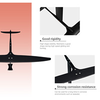 2026 GY H 1051 Hydrofoil en fibre de carbone avec mât en aluminium, aile de surf haute performance pour Wingfoil, Foil, sports nautiques et Efoil