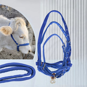 Capezza in tela resistente all'usura per bovini, lunghezza regolabile, vestibilità confortevole, per vitelli, bovini giovani e adulti, per l'allevamento - Product Image 4