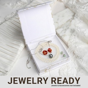 Luxury souvenir gift <b>box</b> with <b>magnetic</b> cover - elegant gold flower design can be customized according to needs - Product Image 5