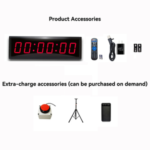 Race Timing Clock with Start Stop Button Stopwatch Timer Electronic Fitness Timer Game Clock - Product Image 2