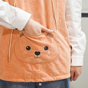 Gilet à capuche en velours personnalisable avec broderie pour femme et jeune fille, style streetwear, à porter au quotidien - Product Image 5