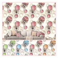 Papiers peints/revêtement mural Papier peint mural 3d Vinlye Papier peint pour décoration intérieure 53cm