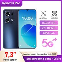Teléfono Inteligente 5G Desbloqueado Reno13 Pro en Oferta, 16GB+1TB, Pantalla HD de 7.3 Pulgadas, Cámara de 108MP, Android 14, Doble SIM, Funda Gratis